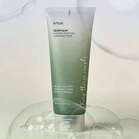 Anua - Heartleaf Succinic Moisture Cleansing Foam 150ML