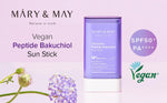 Mary & May, Vegan Peptide Bakuchiol Sun Stick, SPF 50+ PA++++, 0.63 oz (18 g)