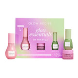 GLOW RECIPE GLOW ESSENTIALS BY MIKAYLA - Niacinamide Dew Drops (40ml), Avocado Ceramide Recovery Serum (15ml) and Plum Plump Hyaluronic Cream (15ml).