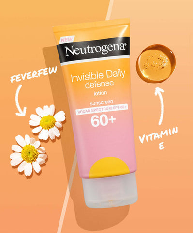 Neutrogena invisible daily defence sunscreen spf 60 88ml