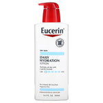 Eucerin, Daily Hydration Lotion, Fragrance Free, 16.9 fl oz (500 ml)