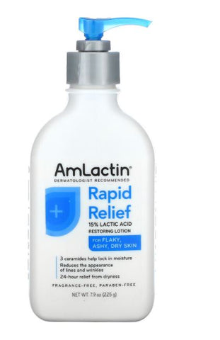 Amlactin , Rapid Relief, 15% Lactic Acid Restoring Lotion, Fragrance Free, 7.9 oz (225 g)