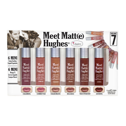 The Balm - MEET MATTE HUGHES®-Vol. 7 -- Set of 6 Mini Long-Lasting Liquid Lipsticks