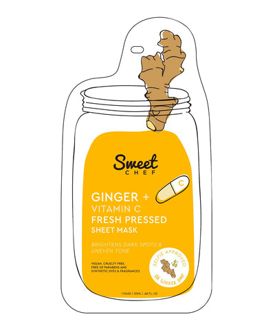 SWEET CHEF - Ginger + Vitamin C Fresh Pressed Sheet Mask - UAE - Dubuy World