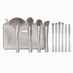 BH Cosmetics - Smoke 'n Mirrors - 10 Piece Metalized Brush Set with Bag  UAE - Dubuy world