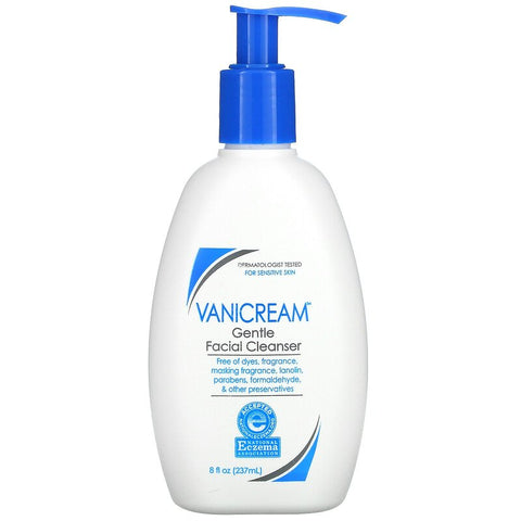 Vanicream , Gentle Facial Cleanser, For Sensitive Skin, Fragrance Free, 8 oz 237 ml