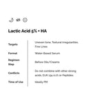 The Ordinary - Lactic Acid 5% + HA 2%