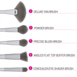 BH Cosmetics - Smoke 'n Mirrors - 10 Piece Metalized Brush Set with Bag  UAE - Dubuy world