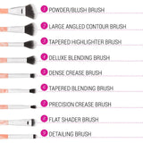 BH Cosmetics - Rose Quartz - 9 Piece Brush Set  DUBAI UAE - Dubuy world