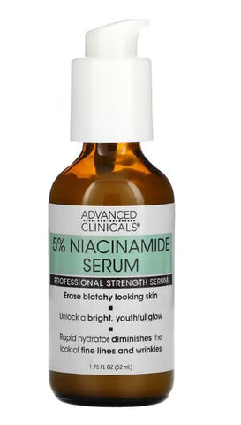 Advanced Clinicals, 5% Niacinamide Serum, Professional Strength, 1.75 fl oz (52 ml)