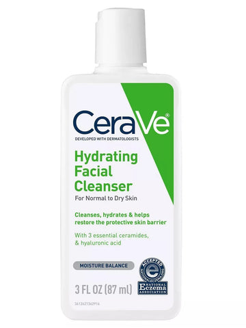 CeraVe, Hydrating Facial Cleanser 3 oz , 87ml  - UAE - Dubuy world