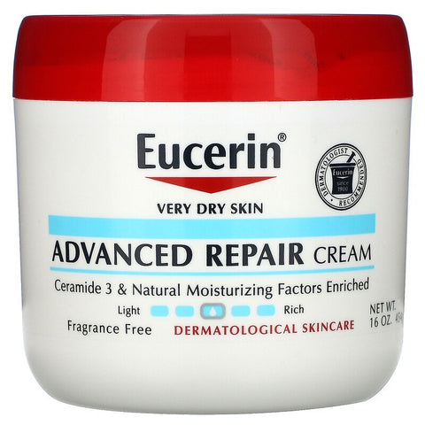 Eucerin, Advanced Repair Cream, Fragrance Free, 16 oz (454 g)