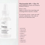 The Ordinary - Niacinamide 10% + Zinc 1% - 60 ml