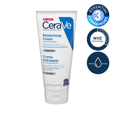 CeraVe  - Cream for dry to very dry skin 6 oz , 177 ml - UAE - Dubuy World