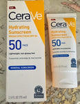 CeraVe  - Hydrating Sunscreen SPF 50 Face Lotion 75ml