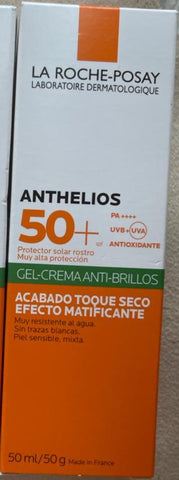 La Roche Posay Anthelios xl SPF 50 gel-cream dry touch  50ml,